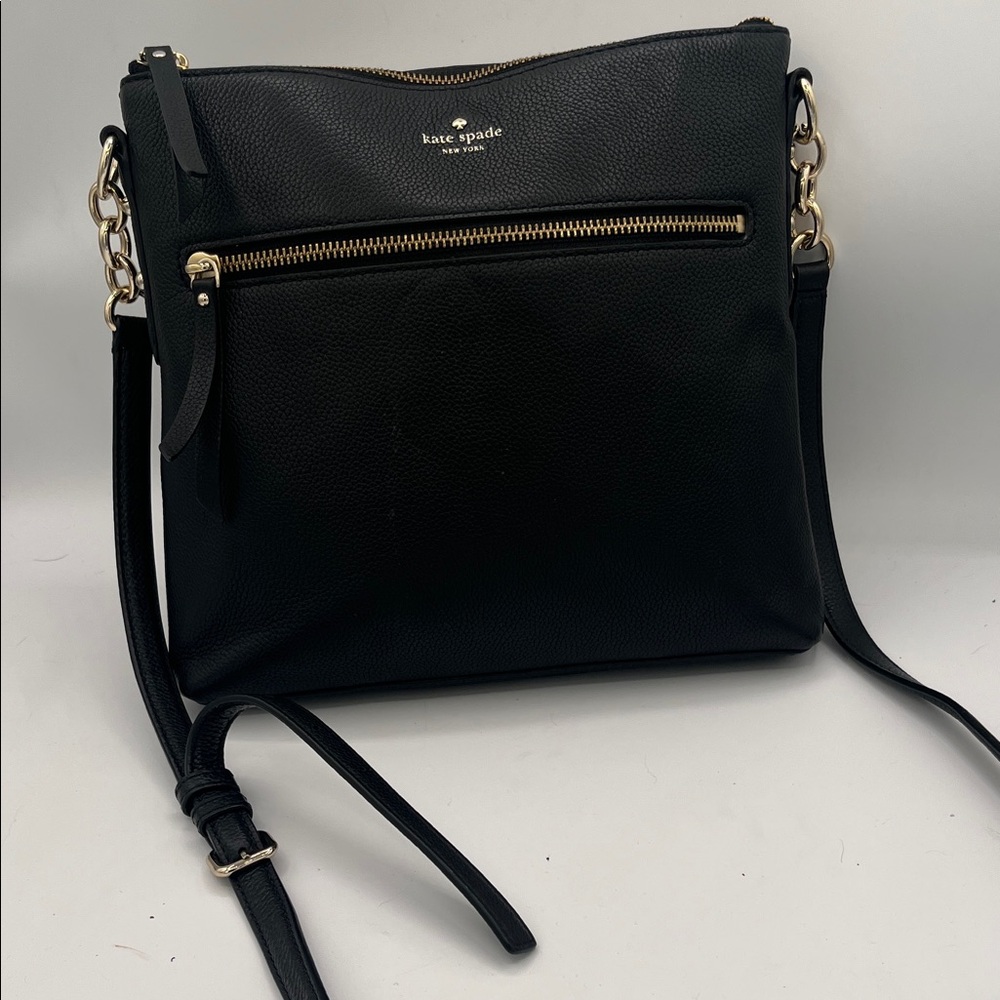 Kate Spade Black Leather Crossbody Bag